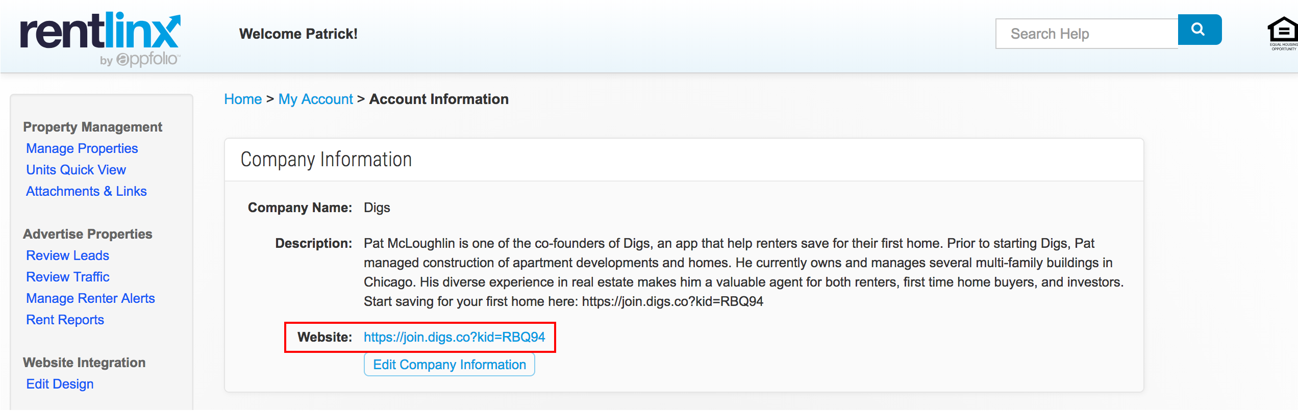 rentlinx Digs by OJO